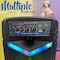 Pyle Pyle 400W Rechargeable Outdoor Bluetooth Speaker - 8 in Subwoofer, MP3/USB, Party Lights, FM/SD PPHP842B - alternate 12